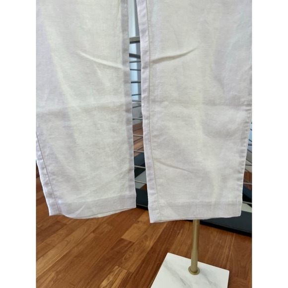 L'Agence Sada Linen Pants in Ivory - Picture 8 of 12